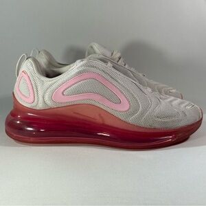 🎀 NIKE AIR MAX 720 WHITE PINK FUCHSIA WOMEN'S ATHLETIC SHOES 9.5 SNEAKERS 🎀